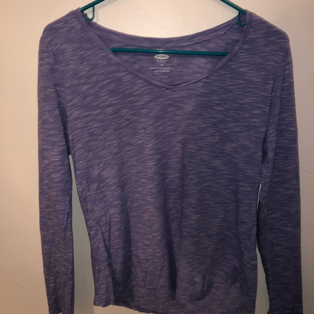 Purple long sleeve, size: medium